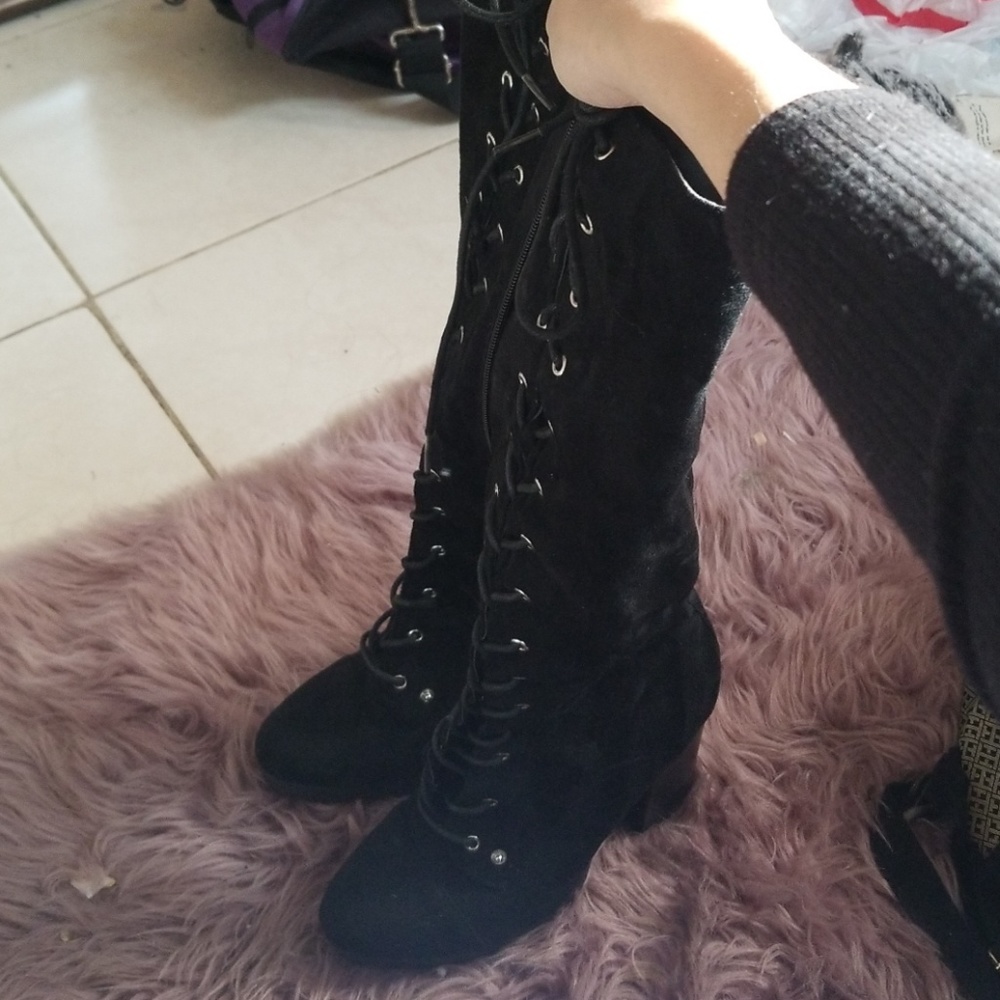 Knee high boots
